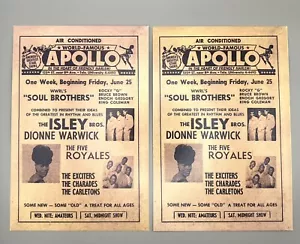 The Apollo Theater - SOUL BROTHERS, ISLEY BROTHERS, DIONNE WARICK - Cartoline - Foto 1 di 4