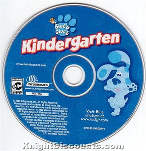 BLUE'S PISTAS KINDERGARTEN Niños Blues Educativo para Windows y Mac Juego de PC NUEVO - Imagen 1 de 1