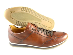 Sneakers uomo MAGNANNI 'Chaz' in pelle marrone taglia US 11,5 - D - Foto 1 di 6