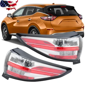 Pair Tail Light For 2015 2016 2017 2018 Nissan Murano Passenger Driver Taillamp - Bild 1 von 12