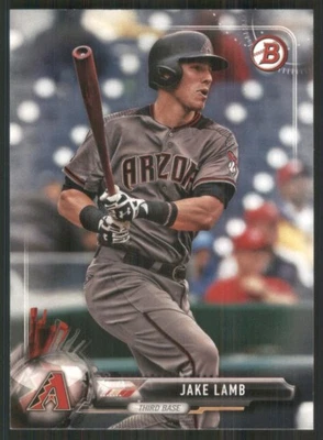 2017 Bowman #71 Jake Lamb Arizona Diamondbacks 44762 - Image 1 of 2