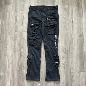 Smoke Rise Herren 32x32 Jeans Schwarz Cargo Style  - Bild 1 von 6