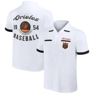 Men's Darius Rucker Collection by Fanatics  White Baltimore Orioles Bowling - Picture 1 of 3