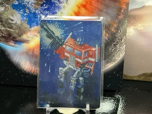 Transformers 40th Anniversary Optimus Prime Exclusive Edition Metal Card 1 - Picture 1 of 2