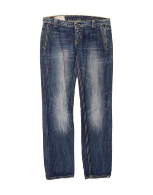 DONDUP Womens Straight Jeans W30 L30 Blue Cotton DV47 - Image 1 of 4