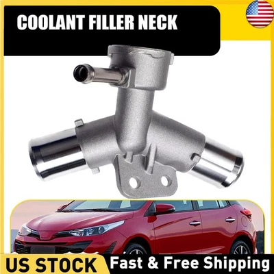 1650221080 para Toyota Yaris 2007-2019 motor refrigerante llenado cuello manguera aluminio Foto 1 de 4