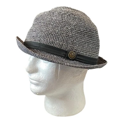 Sombrero Goorin Bros Laying Bajo Fedora Para Hombre L Texturizado Tejido Dinero Antiguo Preppy Indie Foto 1 de 4