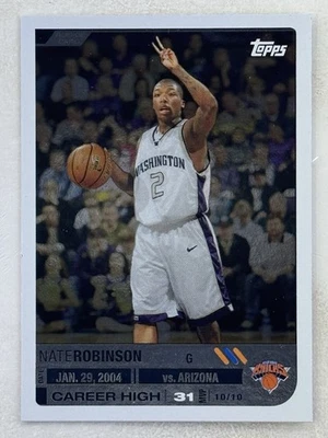Nate Robinson 2005-06 Topps Big Game RC /529 #118 NCAA Huskies Trading Card - Image 1 of 2