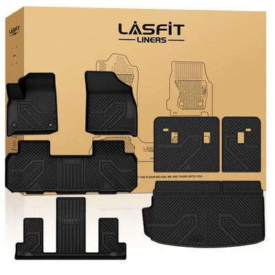 LASFIT Floor Mats for Chevrolet Traverse 2018-2023 (Only fit 7 Seats) Full Set Foto 1 de 4