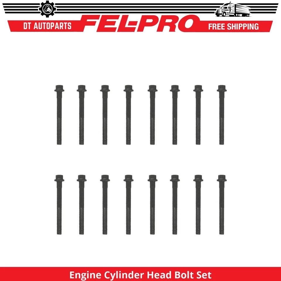 For 1986-1999 Mercury Sable Engine Cylinder Head Bolt Set Fel-Pro 1987 1988 1989 - Image 1 of 1