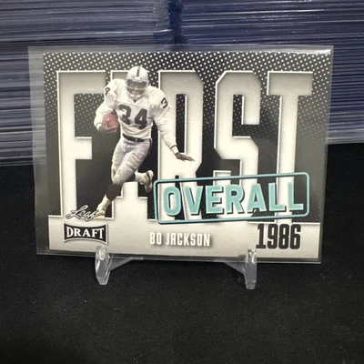 Fútbol americano Leaf Draft 2023 #6 Bo Jackson First General Raiders Foto 1 de 2