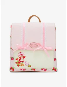 Mini zaino slouch fragole shortcake fragole e fiocchi - nuovo con etichette NUOVO  - Foto 1 di 4