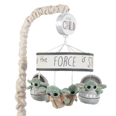 Lambs & Ivy Star Wars The Child/Baby Yoda Musical Baby Crib Mobile Soother Toy - Image 1 of 4