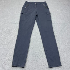 Long Tall Sally Cargo Pants Women's 10 Airforce Blue Utility Modal Stretch 30x36 - Picture 1 of 14