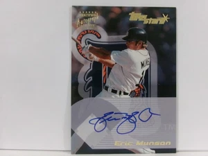 Eric Munson autographed Baseball Card (Detroit Tigers) 2000 Topps Stars #TSA-EM - Picture 1 of 2