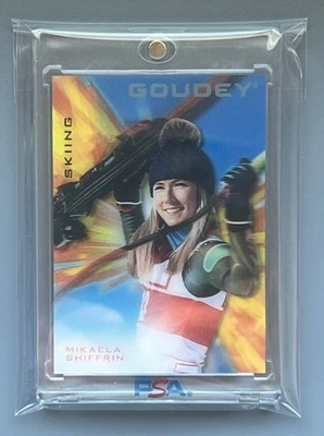 MIKAELA SHIFFRIN ⛷️GREATEST DOWNHILL/ALPINE GOAT! ✨ROOKIE✨3D LENTICULAR CARD - Image 1 of 2
