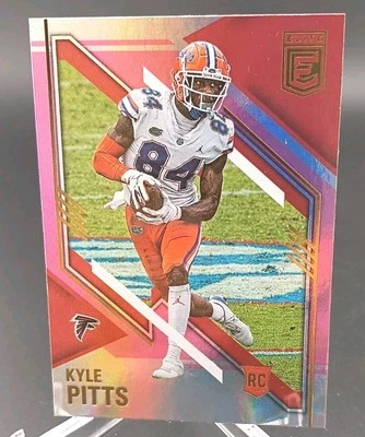 2021 Panini Donruss Elite - Rookies Kyle Pitts #117 Pink (RC) - Image 1 of 2