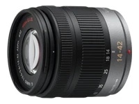 Panasonic Lumix G Vario H-FS1442A 14-42mm f/3.5-5.6 Mega O.I.S IS Power O.I.S. Aspherical AF G Lens (Black)