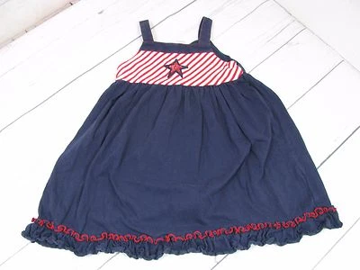 "Sophie Rose" Girls Red, White, and Blue Jumper Size 3T - Image 1 of 2