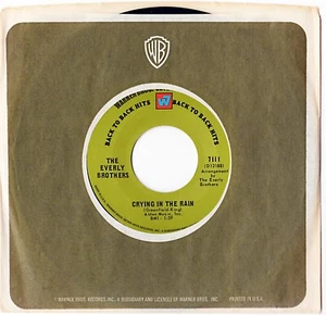 EVERLY BROTHERS: lucille / crying in the rain WB NEVER PLAYED! - Picture 1 of 4