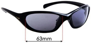 Lentes de repuesto para gafas de sol SFx para Nike EV0136 Interchange 80 - 63 mm de ancho - Imagen 1 de 9