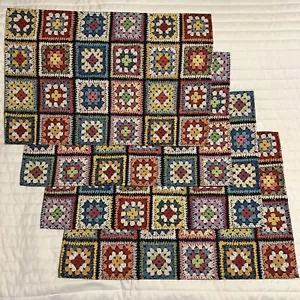 Tischsets - 4er Set Granny Square Quilt Look Gobelin - Emme Heimtextilien Portugal - Bild 1 von 6