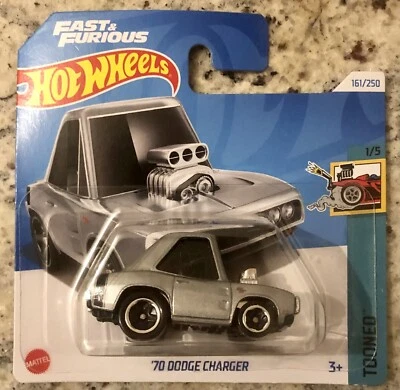 Hot Wheels ‘70 DODGE CHARGER GRIGIA METALLIZZATA FAST & FURIOUS 2024 1:64 - Immagine 1 di 2