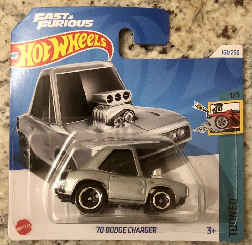 Hot Wheels ‘70 DODGE CHARGER GRIGIA METALLIZZATA FAST & FURIOUS 2024 1:64 - Immagine 1 di 2