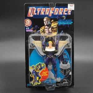 Galoob Ultraforce #15 Hardcase Ultra Hero Action Figure with Sky Glider 1995 - Picture 1 of 3