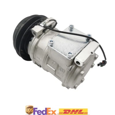 24V A/C Compressor SE503061 SE503062 For John Deere 670C 870G 644H 544J 624J - Image 1 of 4