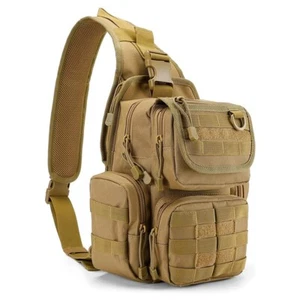 New Tactical Backpack Sling Shoulder Bag Pack with Pistol Holster Assault Bags - Picture 1 of 15