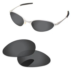 Lenslog Nero Grigio Lenti di Ricambio Polarizzate per-Oakley C Wire 1.0 - Foto 1 di 6