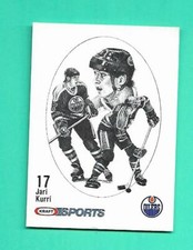 (1) JARI KURRI 1986-87 KRAFT FOOD OILERS  EX-MT CARD  (V3939)
