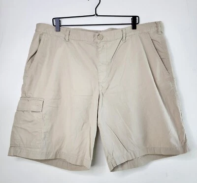 Pantalones cortos de exterior Columbia para hombre talla 42 de ajuste regular beige con bolsillo de carga lateral Foto 1 de 4