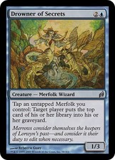 DROWNER OF SECRETS ~mtg NM Lorwyn Unc x1