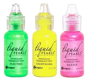 Ranger, Liquid Pearls, Dimensional Paint, 3, Electric, Lightning, Dazzle - Picture 1 of 1
