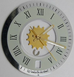 Reloj automático Swatch AG 1996 Eta 2842 esfera y mano para piezas... - Imagen 1 de 4