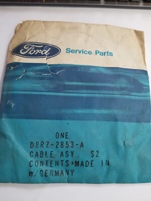 OEM Ford D8RZ-2853-A трос переднего стояночного тормоза 1978 Fiesta - Изображение 1 из 4