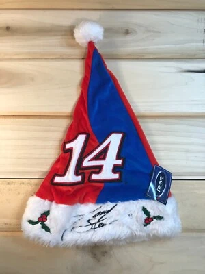 Nascar Tony Stewart #14 Sombrero de Papá Noel de Navidad para siempre coleccionables con etiquetas Foto 1 de 4