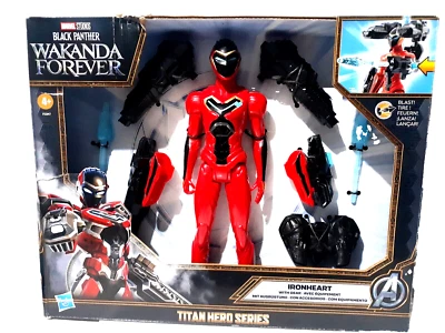 Figura Marvel Black Panther Wokanda Forever IronHeart con Gear Ages 4+ Nueva Foto 1 de 4