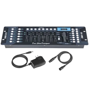 DMX512 Light Controller, 192 Channel DMX Board with 2m/6.6 ft DMX Cable, DJ S... - Picture 1 of 8