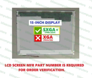 Acer Lk.15005.008 REPLACEMENT LAPTOP LCD Screen 15" SXGA+ Single Lamp - Picture 1 of 2