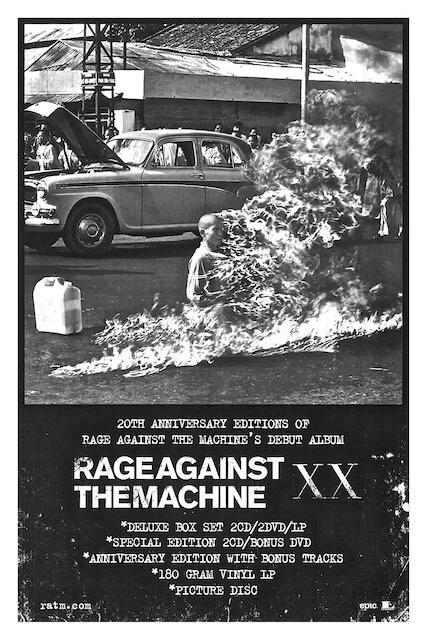 Rage Against The Machine XX - 11"x 17" (20th Anniversary Special Edition Poster) - Image 1 of 1