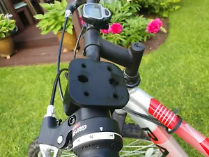 AMPS Mounting Bracket 22.2mm Dia Bar for Mountain Bike / Motorcycle Satnav/Phone - Picture 1 of 8