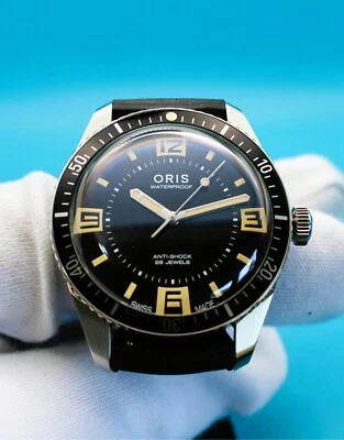 Caja y papeles Oris Divers Sixty-Five 60 aniversario 01 733 7772 4034 vendedor de EE. UU. Foto 1 de 4