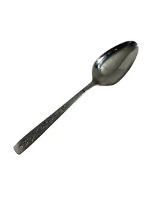 VTG International Stainless Spanish Rose Tablespoon Serving Spoon Flatware 8.25" - Picture 1 of 6