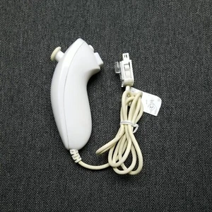 Original Nintendo Wii Nunchuk Controller White RVL-004 Official Genuine Working - Imagen 1 de 5