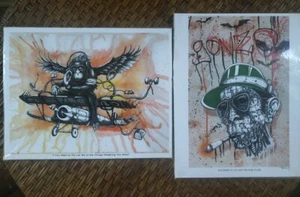 Hunter S. Thompson & Monkey Signed Prints Tai Taeoalii 11x14 - Picture 1 of 7