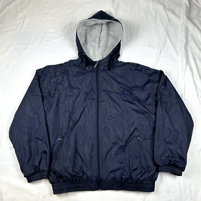 Universal Studios Staff Full Zip Hooded Jacket Navy Windbreaker Adult Size XL - Image 1 of 4