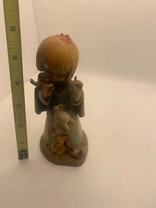 Vintage Signed ANRI Ferrandiz 6", “Talk To The Animals” Wood Carving Figurine - Picture 1 of 4